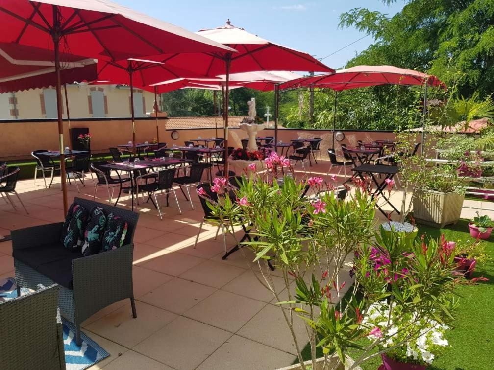 Hotel Restaurant Les Kakis Barbotan-les-Thermes Dış mekan fotoğraf
