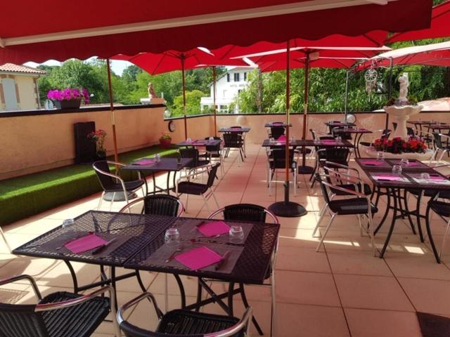Hotel Restaurant Les Kakis Barbotan-les-Thermes Dış mekan fotoğraf
